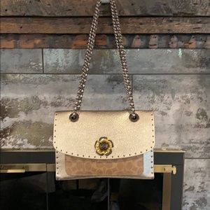 RARE! Authentic Coach Coated Parker Border Rivets